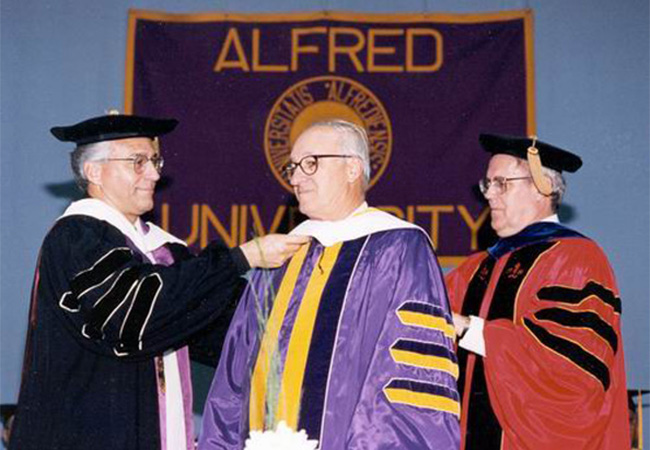 Albert Bandura Honorary Degree Indiana University, 1993